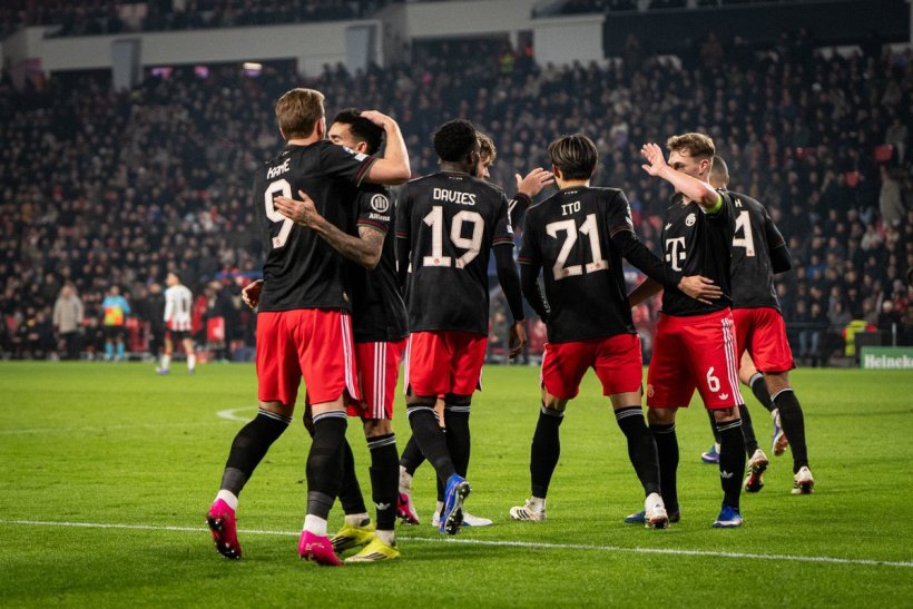 فوز بايرن ميونخ على آيندهوفن في مباراة حائقة في دوري أبطال أوروبا